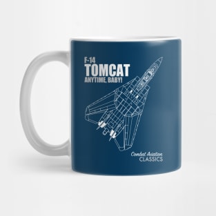 F-14 Tomcat Blueprint Mug